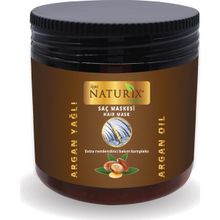 Naturix Tüm Saç Tipleri İçin Doğal Argan Yağlı 500 ml Saç Bakım Maskesi