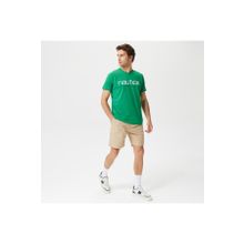 Nautica V35527T Yeşil Desenli Erkek T-shirt