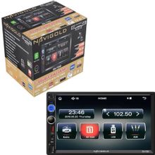 Navigold DS-7250 MP5 FM Bluetooth Carplay Android Auto Çift Usb Double Teyp