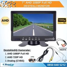 Navistar 7 AHD 1080P Full HD İki Kamera Girişli Monitör