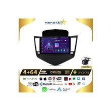 Navistar Chevrolet Cruze 4 GB + 64 GB Kablosuz Carplay 2008-2015 Android 13 Navigasyon Multimedya Sistemi