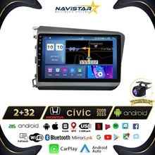Navistar Honda Civic 2008 - 2015 Model 2 GB + 32 GB Android 13 Kablosuz Carplay Navigasyon Multimedya Sistemi