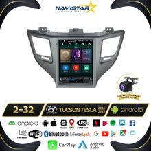 Navistar Hyundai Tucson Tesla 2016-2018 Model 2 GB + 32 GB Kablosuz Carplay Navigasyon Multimedya Sistemi