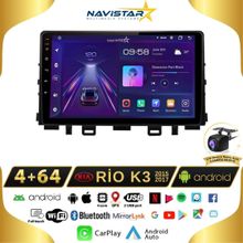 Navistar Kia Rio K3 2015-2017 Model 4+64 GB Android 13 Kablosuz Carplay Navigasyon Multimedya Sistemi