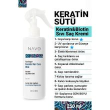 Navo Keratin Biotin Hızlı Onarıcı ve Dökülme Önleyici Saç Bakım Sütü 250 ml Sıvı Saç Kremi