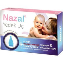 Nazal 2 x 12'li Burun Aspiratörü Yedek Ucu