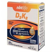 Nbt Life D3 K2 20 ml Damla