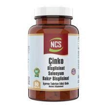 Ncs Çinko Bisglisinat Selenyum Bakır 60 Tablet