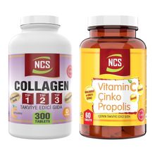 Ncs Collagen Tip 1-2-3 300 Tablet + Vitamin C Çinko Propolis 120 Tablet