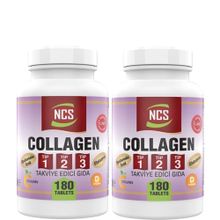 Ncs Collagen Tip 1-2-3 Hyaluronic Acid Glutatyon 2x180 Tablet
