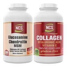 Ncs Glucosamine Chondroitin MSM Collagen Tip 2 Turmeric Root 300 Tablet + Collagen Hyaluronik Acid Vitamin C 300 Tablet