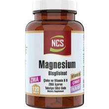 Ncs Magnesium Bisglisinat Çinko Vitamin B6 ZMA 120 Tablet