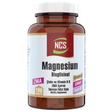 Ncs Magnesium Bisglisinat ZMA Çinko Vitamin B6 Folic Acid 180 Tablet