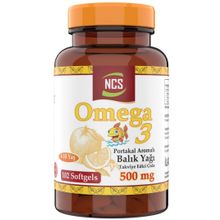 Ncs Omega 3 Portakal Aromalı 500 mg 102 Kapsül Balık Yağı