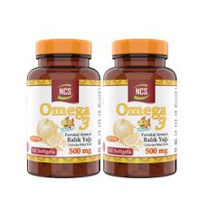 Ncs Omega 3 Portakal Aromalı 500 mg 2x102 Kapsül Balık Yağı