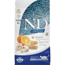 N&D 1.5 kg Ocean Morina Karides Balkabağı Kavun Yavru Kedi Maması
