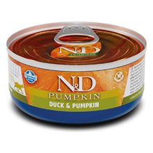 N&D 12x80 gr Balkabağı Ördekli Yetişkin Kedi Konservesi