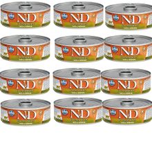 N&D 12x80 gr Balkabaklı Tahılsız Ördekli Yetişkin Kedi Konservesi