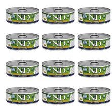 N&D 12x80 gr Prime Kuzulu ve Yaban Mersinli Tahılsız Yetişkin Kedi Konservesi