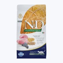 N&D 1,5 kg Ancestral Grain Düşük Tahilli Kuzu Etli ve Yaban Mersinli Yetişkin Kedi Maması