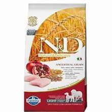 N&D 2.5 kg Düşük Tahıllı Light Diyet Orta ve Büyük Irk Tavuk Nar Yetişkin Köpek Maması