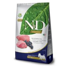 N&D 2.5 kg Tahılsız Kuzu Etli ve Yaban Mersinli Mini Adult Yetişkin Köpek Maması