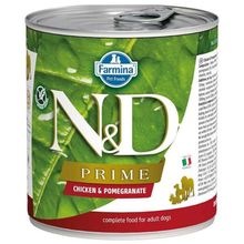 N&D 285 gr Prime Tavuk ve Narlı Yetişkin Konserve Köpek Maması