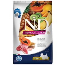 N&D 5 KG Tropical Selection Kuzu Etli ve Tropikal Meyveli Mini Irk Yetişkin Kuru Köpek Maması