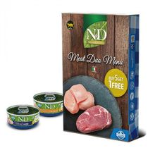 N&D 6x70 gr Meat Duo Menü Yetişkin Kedi Konserve Maması