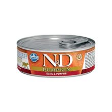 N&D 6x80 gr Balkabağı ve Bıldırcınlı Yetişkin Kedi Konservesi