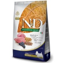 N&D Ancestral Grain 7 kg Kuzu Etli ve Yaban Mersinli Küçük Irk Ata Tahıllı Yetişkin Köpek Maması