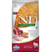 N&D Ancestral Grain Düşük Tahıllı Tavuklu ve Narlı 12 kg Dev Irk Yetişkin Köpek Maması