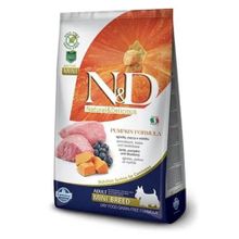 N&D Balkabaklı Kuzu Etli Yaban Mersinli Küçük Irk 2.5 kg Köpek Maması