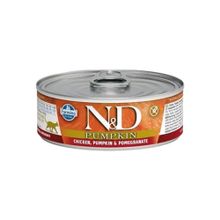 N&D Balkabaklı Tavuk ve Narlı 12x80 gr Kedi Konservesi