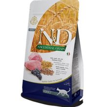 N&D Düşük Tahıllı Kuzulu Yaban Mersinli Yetişkn 1.5 kg Kedi Maması