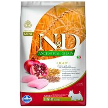N&D Düşük Tahıllı Light Mini Tavuklu Narlı 2.5 kg Köpek Maması