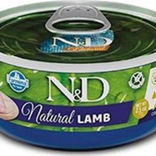 N&D Natural Kuzu Etli Konserve Yaş 140 gr Kedi Mama
