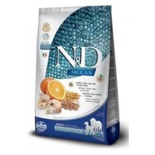 N&D Ocean 12 kg Düşük Tahıllı Balıklı ve Portakallı Yetişkin Köpek Maması