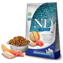 N&D Ocean 12 kg Tahılsız Somon & Morina Balıklı ve Kavunlu Büyük ve Orta Irk Yetişkin Köpek Kuru Maması