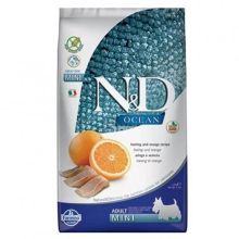 N&D Ocean 2,5 kg Tahılsız Ringa Balıklı Portakallı Küçük Irk Köpek Maması