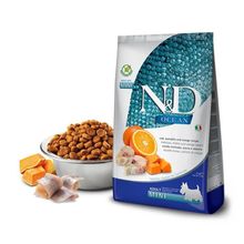 N&D Ocean Bal Kabaklı Morina Balıklı ve Portakallı Tahılsız 2.5 kg Küçük Irk Köpek Maması