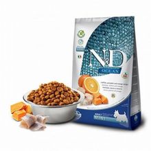 N&D Ocean Balkabaklı Morina Balıklı Portakallı Küçük Irk 2.5 kg Yetişkin Köpek Maması