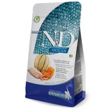 N&D Ocean Kitten Balkabaklı Morina Balıklı Karidesli Kavunlu 1.5 kg Kuru Yavru Kedi Maması