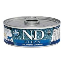 N&D Ocean Kitten Morina Balıklı Karidesli Balkabaklı 80 gr Yaş Yavru Kedi Maması
