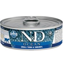 N&D Ocean Somon Morina Ve Karides 80 gr Kedi Konservesi