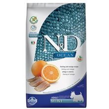N&D Ocean Tahılsız Ringa Balığı ve Portakallı 2.5 kg Mini Irk Yetişkin Köpek Kuru Maması