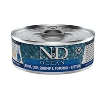 N&D Ocean Ton Karides ve Balkabağı 6x70 gr Yavru Kedi Yaş Maması