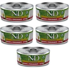 N&D Prime 5x80 gr Kitten Tavuk Etli Narlı Yavru Yaş Mama