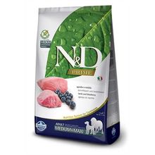 N&D Prime Tahılsız Kuzulu ve Yaban Mersinli 12 kg Orta ve Büyük Irk Yetişkin Köpek Kuru Maması