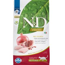 N&D Prime Tavuk ve Narlı Tahılsız Kısırlaştırılmış Yetişkinler İçin 1.5 kg Kedi Maması